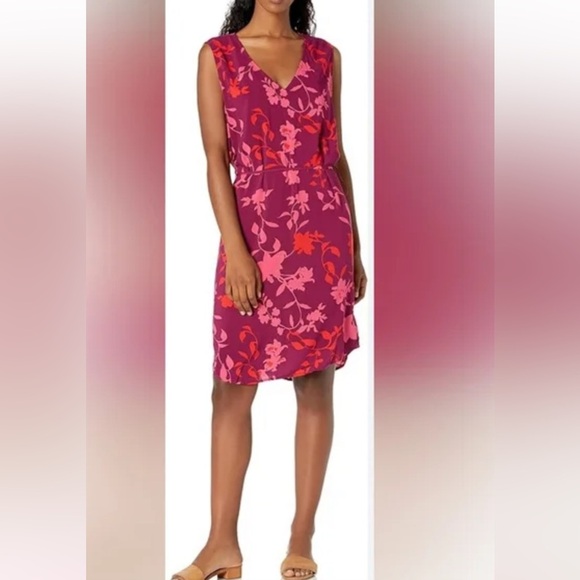 Seafolly Printed Swimwear Cover Up Dress with Drawstring Waist NWOT - Picture 1 of 12